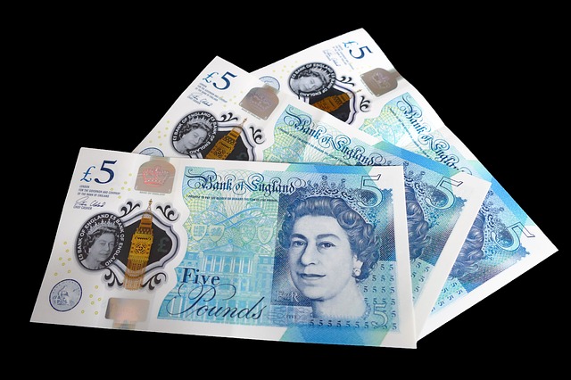 British five pound note
